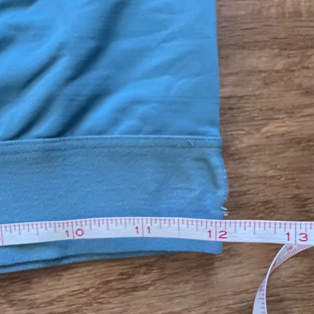 PINK Victoria's Secret Sports Bra Size M Light Blue Spell Out Mesh Racerback - Picture 3 of 7